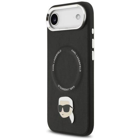 Capa MagSafe para Apple iPhone 17 Air, Karl Lagerfeld, Karl Pin, Preta
