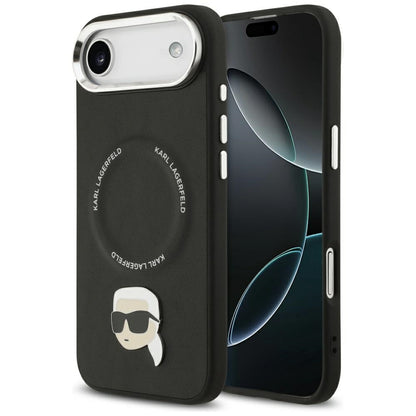 Capa MagSafe para Apple iPhone 17 Air, Karl Lagerfeld, Karl Pin, Preta