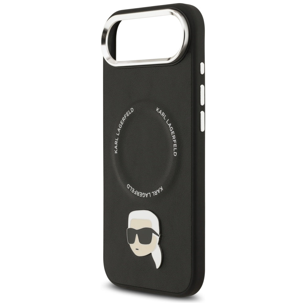Capa MagSafe para Apple iPhone 17 Air, Karl Lagerfeld, Karl Pin, Preta