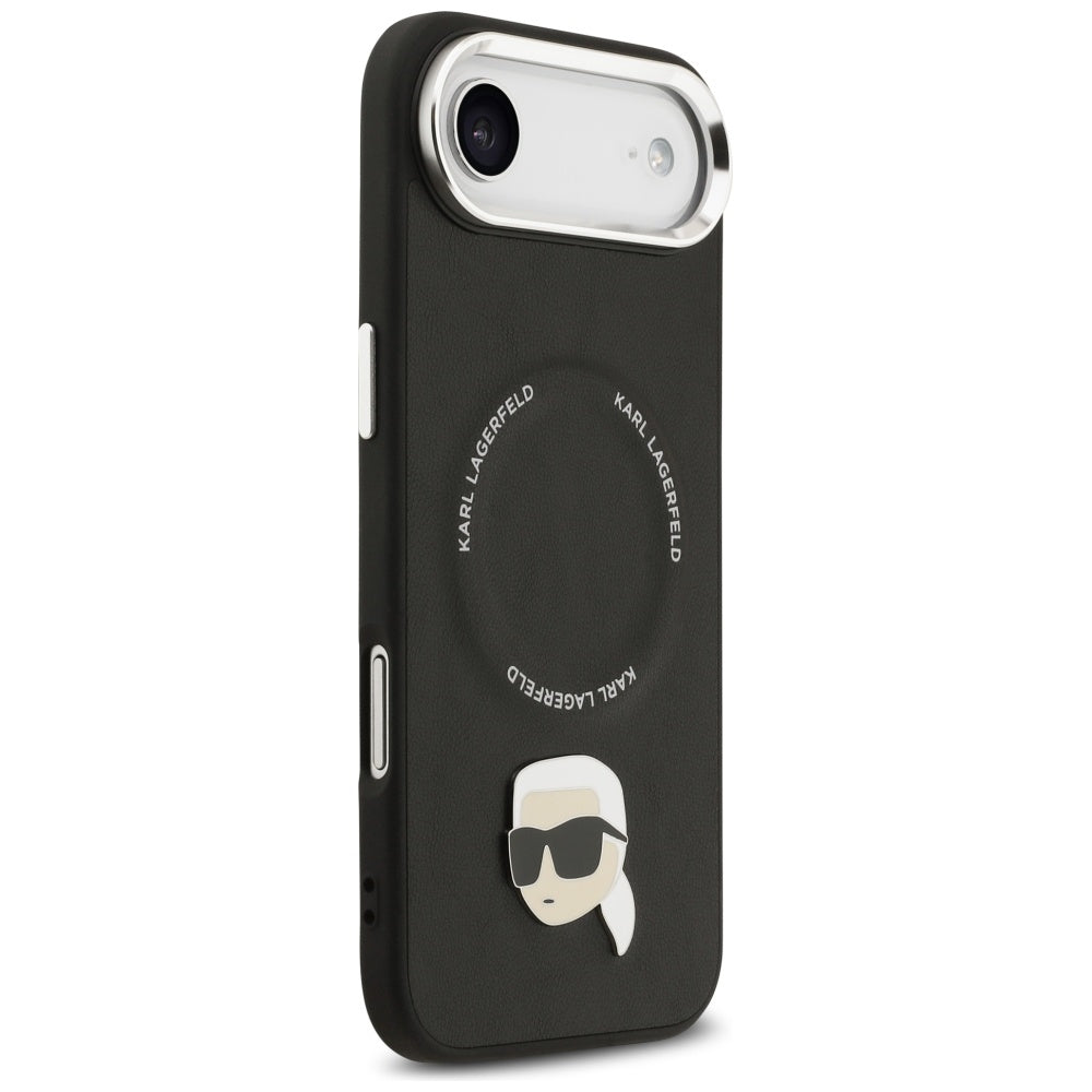 Capa MagSafe para Apple iPhone 17 Air, Karl Lagerfeld, Karl Pin, Preta