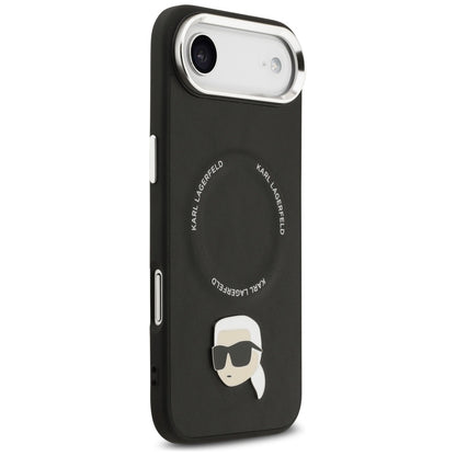 Capa MagSafe para Apple iPhone 17 Air, Karl Lagerfeld, Karl Pin, Preta