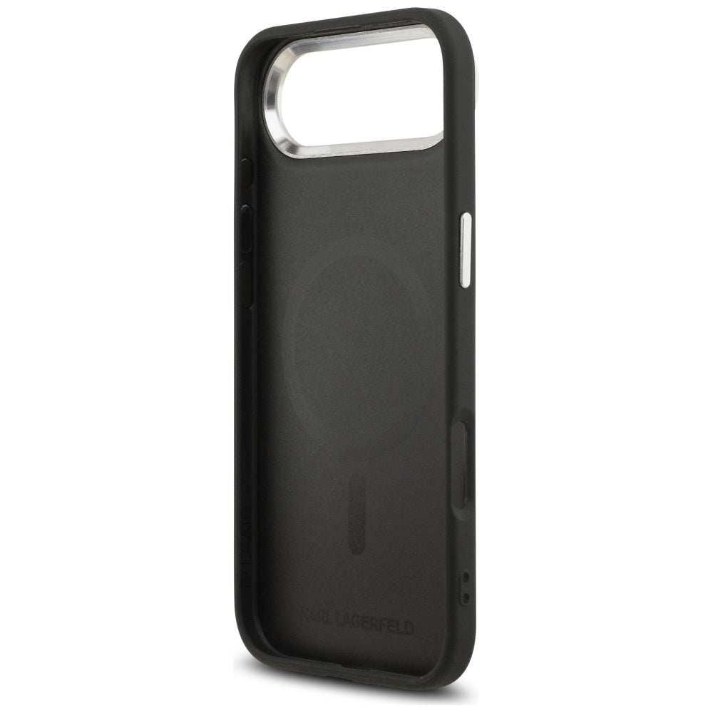 Capa MagSafe para Apple iPhone 17 Air, Karl Lagerfeld, Karl Pin, Preta