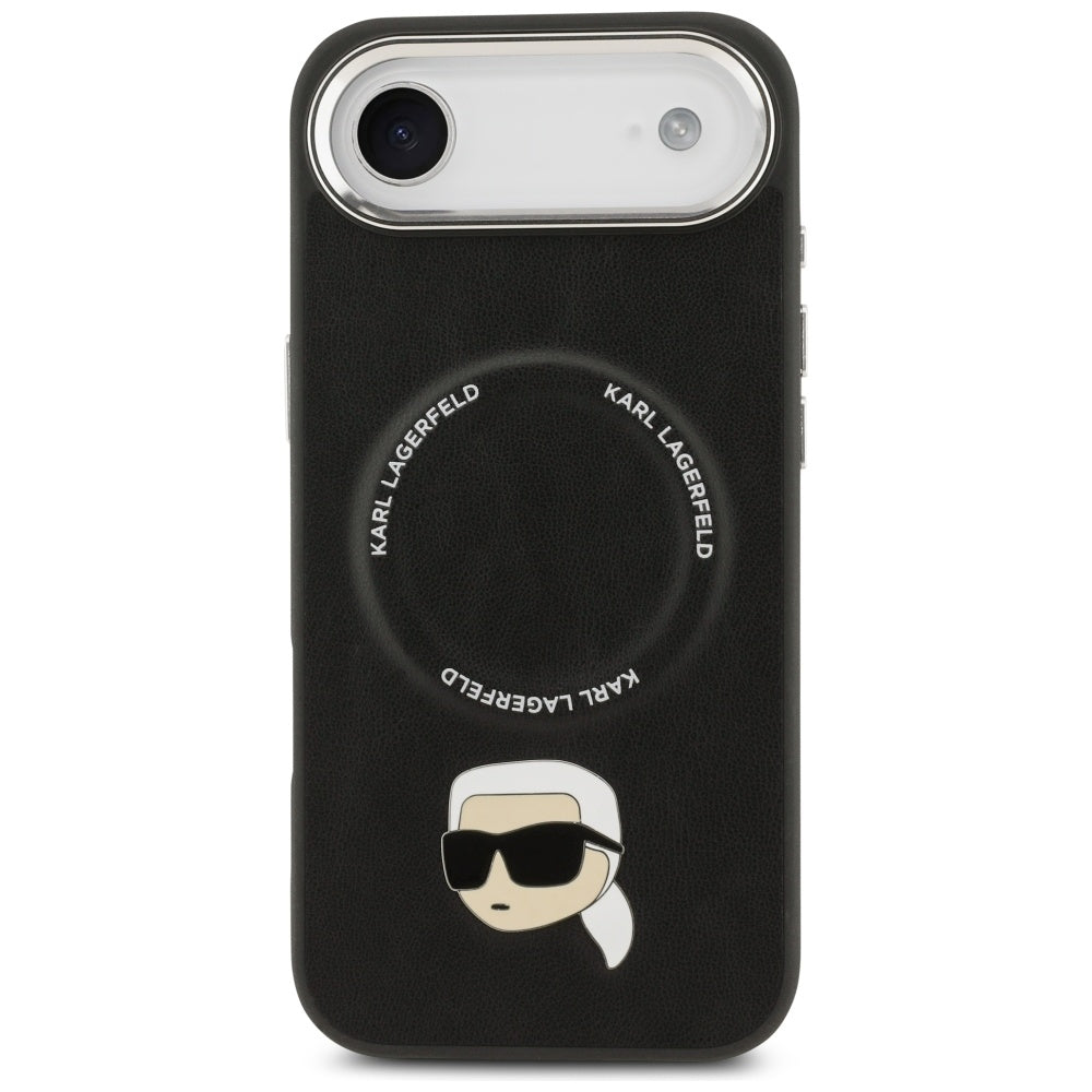 Capa MagSafe para Apple iPhone 17 Air, Karl Lagerfeld, Karl Pin, Preta