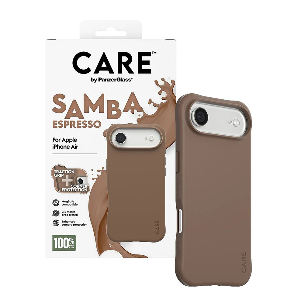 Capa MagSafe para Apple iPhone 17 Air, PanzerGlass, Care Fashionable, Castanho