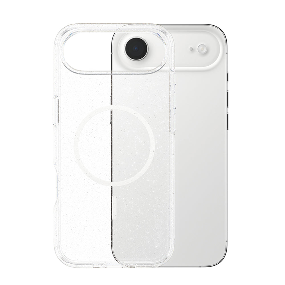 Capa MagSafe para Apple iPhone 17 Air, PanzerGlass, Care Urban Explorer Star Lit, Transparente Branca