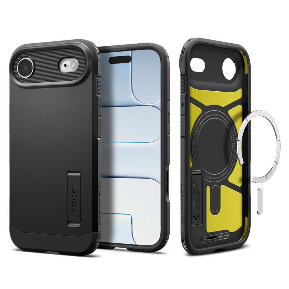 Capa MagSafe para Apple iPhone 17 Air, Spigen, Tough Armor T, Preta