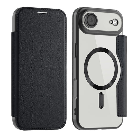 Capa MagSafe para Apple iPhone 17 Air, Techsuit, SmartMag Book, Preta