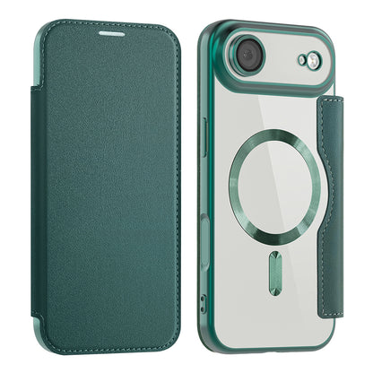 Capa MagSafe para Apple iPhone 17 Air, Techsuit, SmartMag Book, Verde