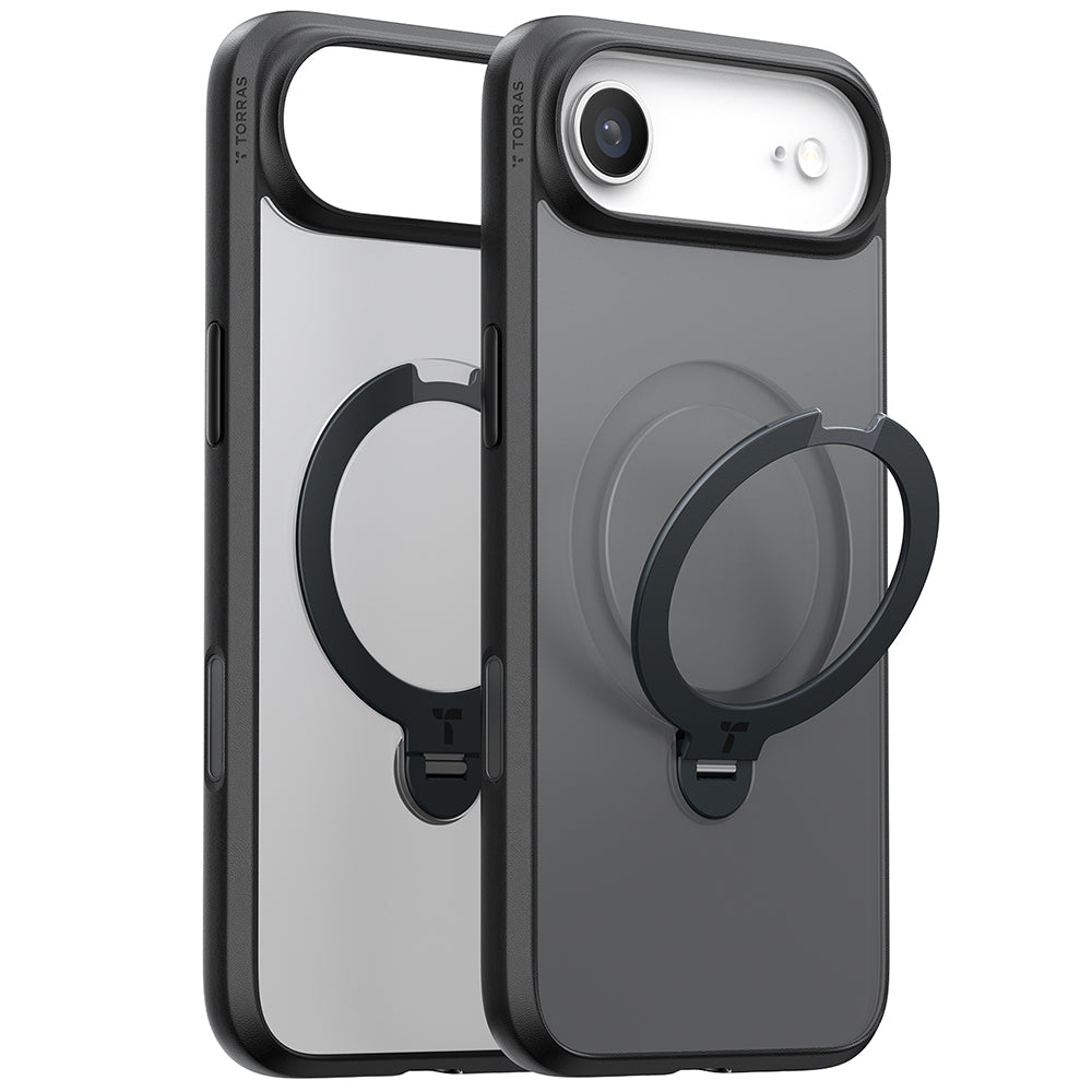 Capa MagSafe para Apple iPhone 17 Air, Torras, Ostand Spin, Preta