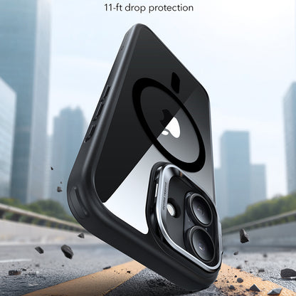 Capa MagSafe para Apple iPhone 17, ESR, Classic Hybrid Kickstand, Preta Transparente
