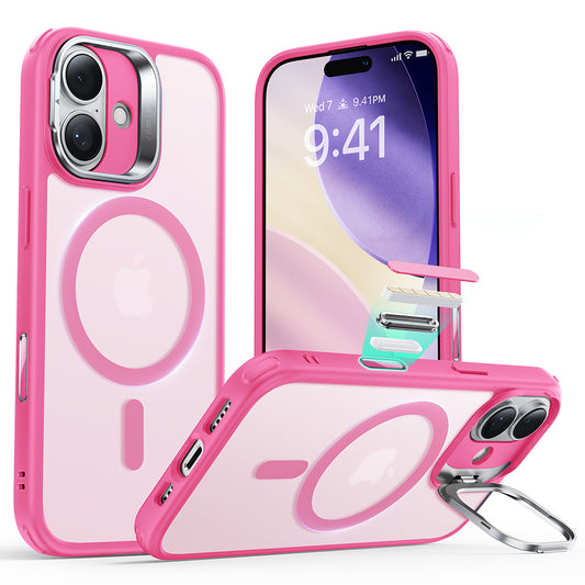 Capa MagSafe para Apple iPhone 17, ESR, Classic Hybrid Kickstand, Rosa Acetinado