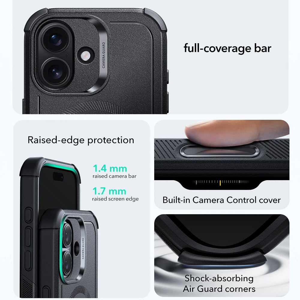Capa MagSafe para Apple iPhone 17, ESR, Cyber, Preta