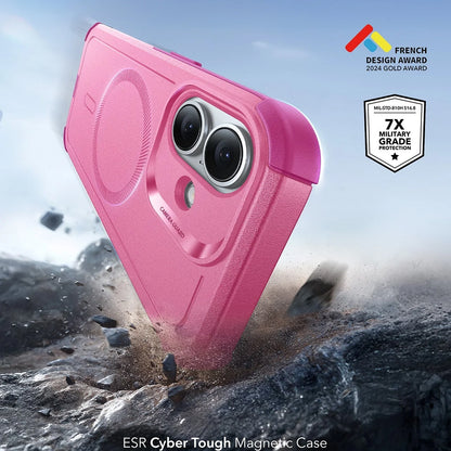 Capa MagSafe para Apple iPhone 17, ESR, Cyber, Rosa