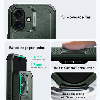 Capa MagSafe para Apple iPhone 17, ESR, Cyber, Verde