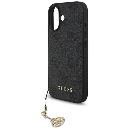 Capa MagSafe para Apple iPhone 17, Guess, 4G Charm Cradle, Preta