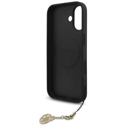 Capa MagSafe para Apple iPhone 17, Guess, 4G Charm Cradle, Preta