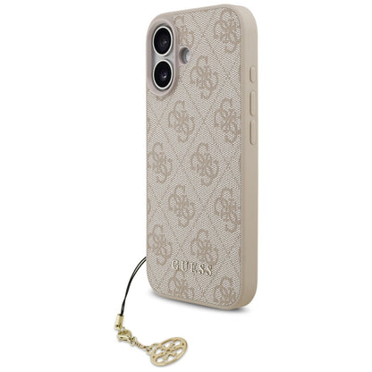 Capa MagSafe para Apple iPhone 17, Guess, 4G Charm Cradle, Rosa