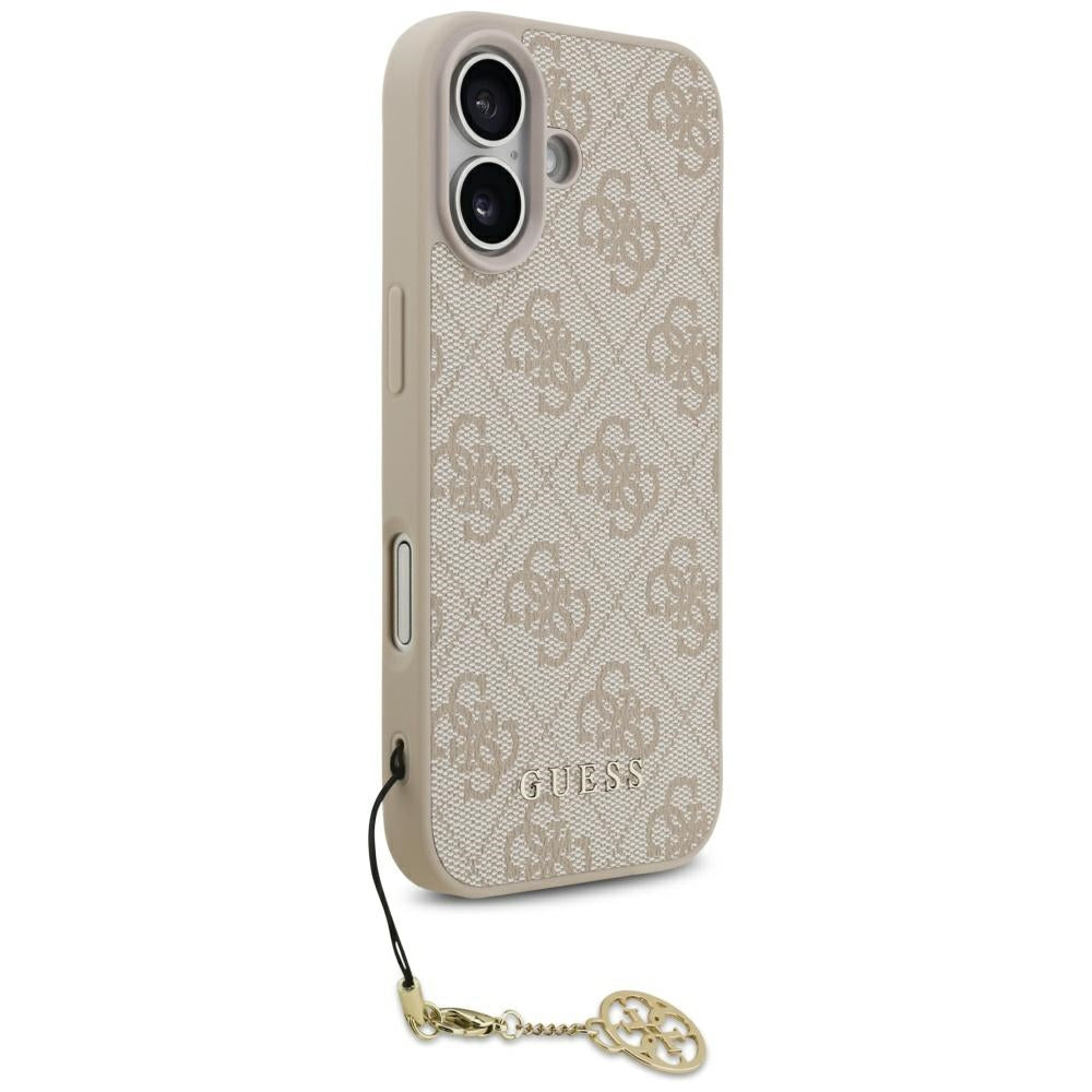 Capa MagSafe para Apple iPhone 17, Guess, 4G Charm Cradle, Rosa