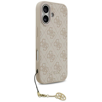 Capa MagSafe para Apple iPhone 17, Guess, 4G Charm Cradle, Rosa