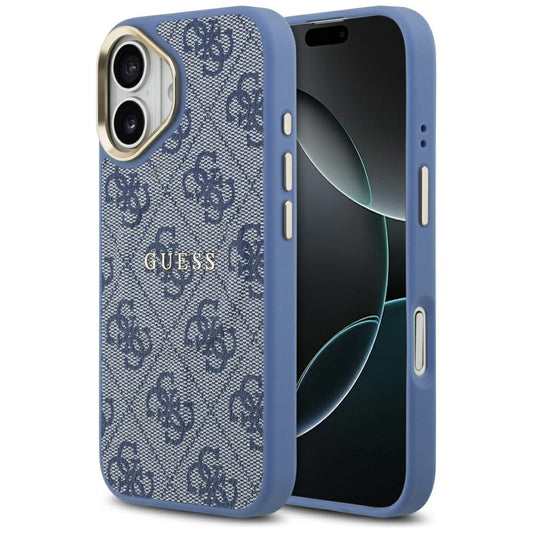 Capa MagSafe para Apple iPhone 17, Guess, 4G Classic, Azul