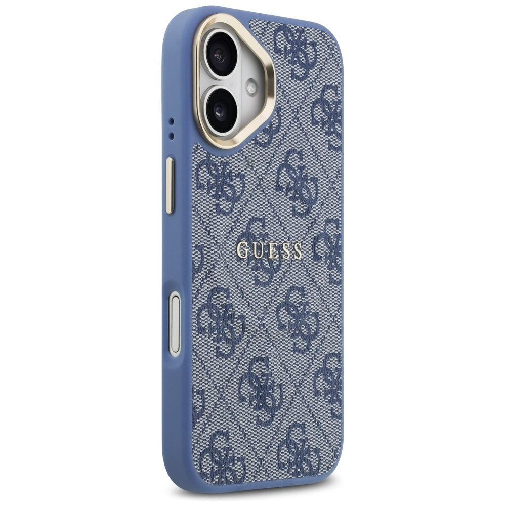 Capa MagSafe para Apple iPhone 17, Guess, 4G Classic, Azul