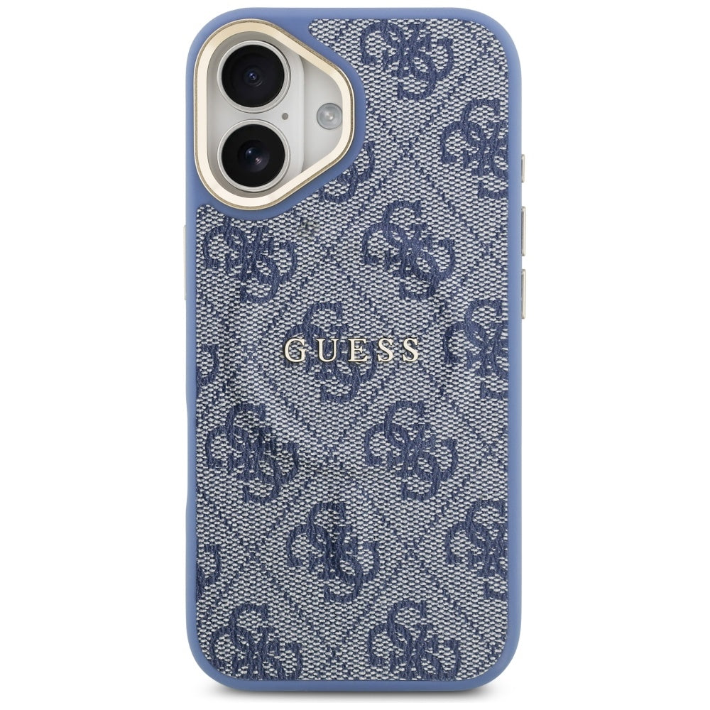 Capa MagSafe para Apple iPhone 17, Guess, 4G Classic, Azul