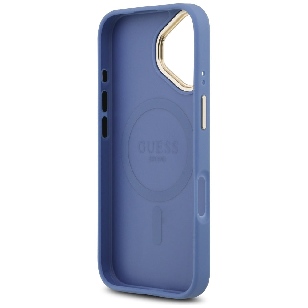 Capa MagSafe para Apple iPhone 17, Guess, 4G Classic, Azul