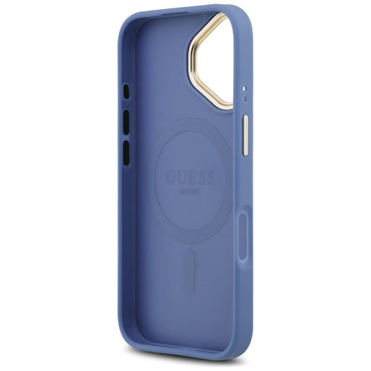 Capa MagSafe para Apple iPhone 17, Guess, 4G Classic, Azul