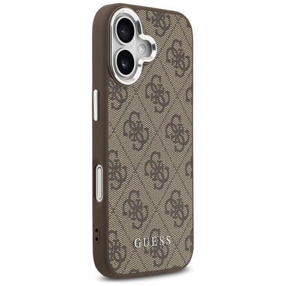 Capa MagSafe para Apple iPhone 17, Guess, 4G Classic Logo, Castanho