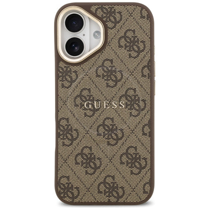 Capa MagSafe para Apple iPhone 17, Guess, 4G Classic, Castanho