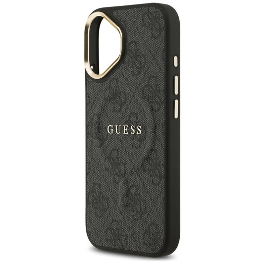 Capa MagSafe para Apple iPhone 17, Guess, 4G Classic, Preta