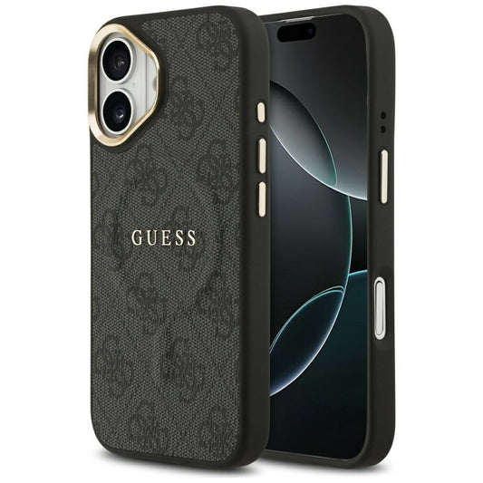 Capa MagSafe para Apple iPhone 17, Guess, 4G Classic, Preta