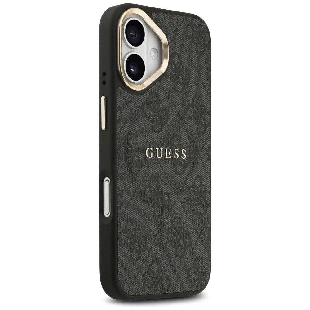 Capa MagSafe para Apple iPhone 17, Guess, 4G Classic, Preta