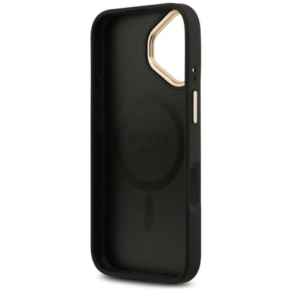 Capa MagSafe para Apple iPhone 17, Guess, 4G Classic, Preta