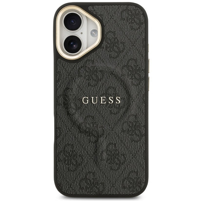 Capa MagSafe para Apple iPhone 17, Guess, 4G Classic, Preta