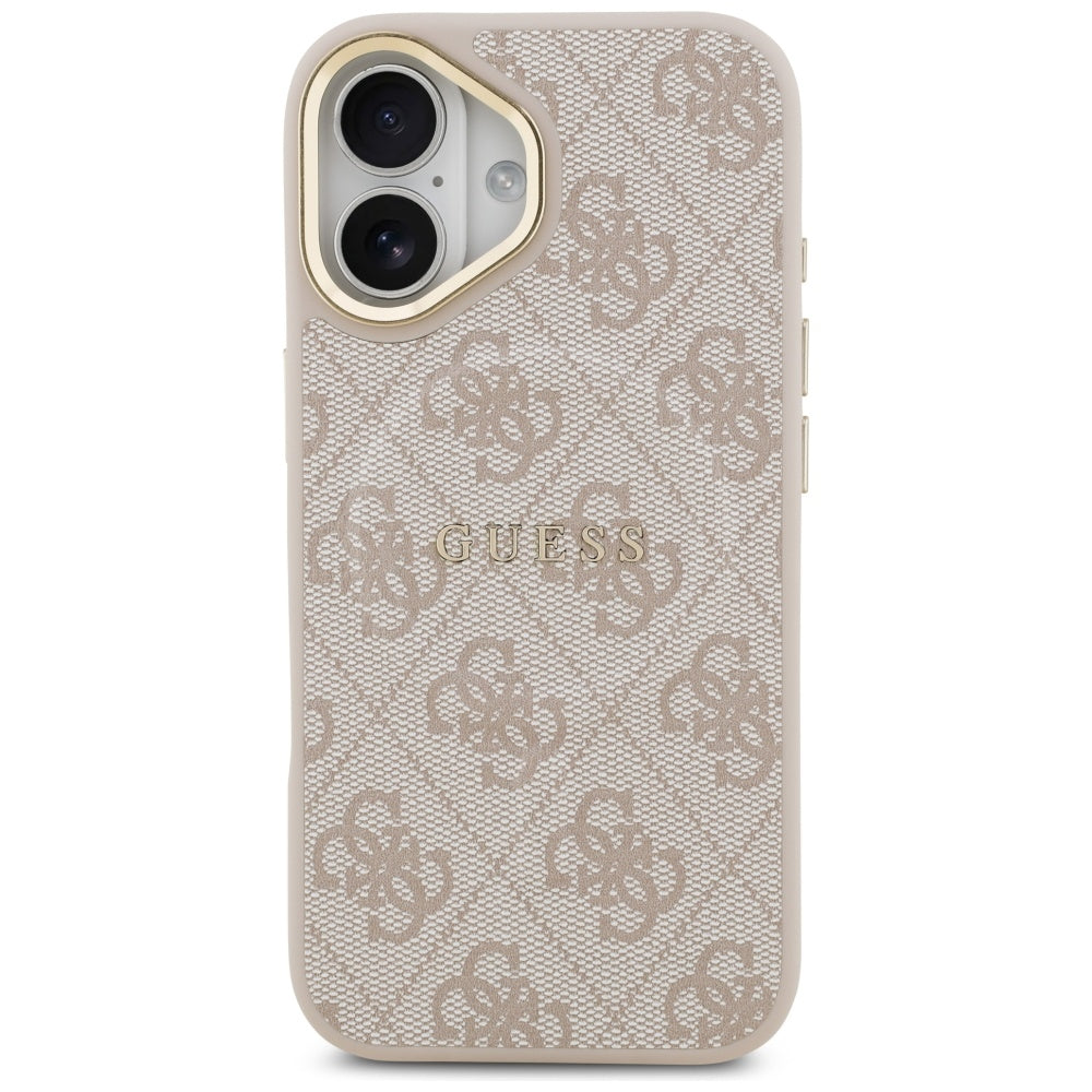 Capa MagSafe para Apple iPhone 17, Guess, 4G Classic, Rosa