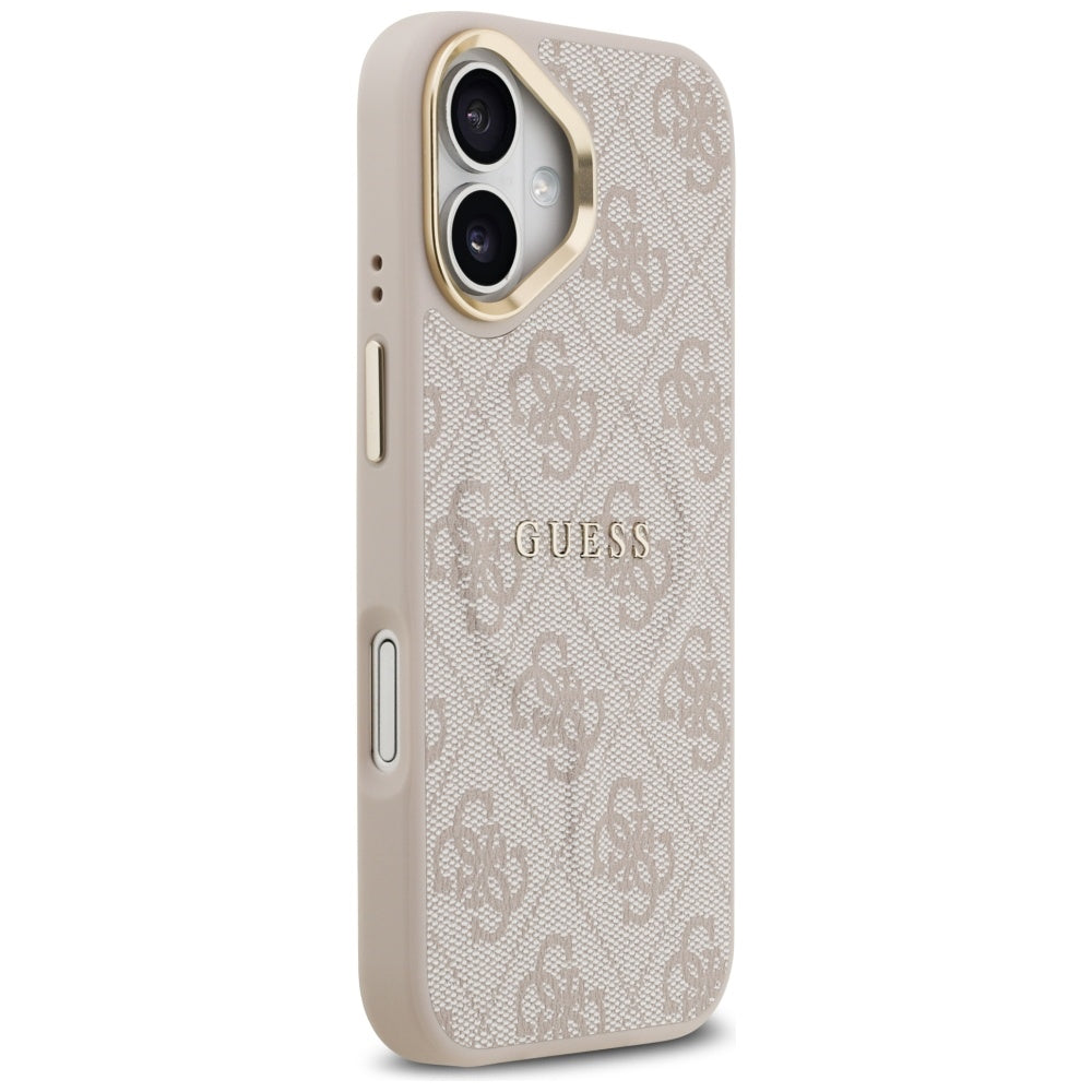 Capa MagSafe para Apple iPhone 17, Guess, 4G Classic, Rosa