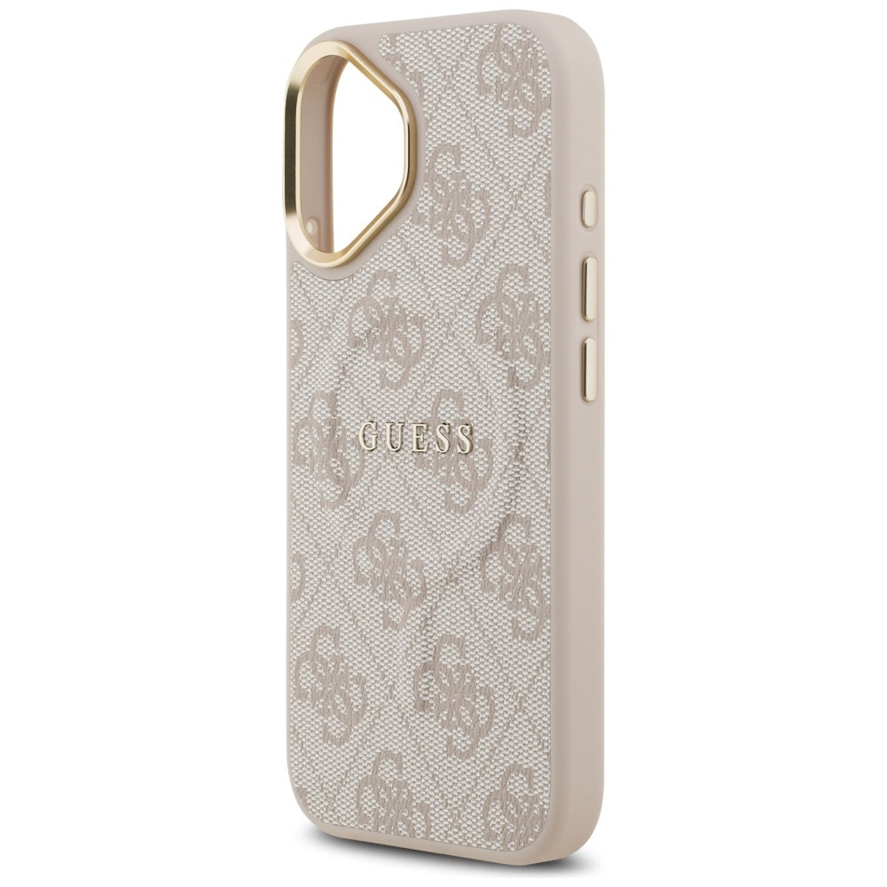 Capa MagSafe para Apple iPhone 17, Guess, 4G Classic, Rosa