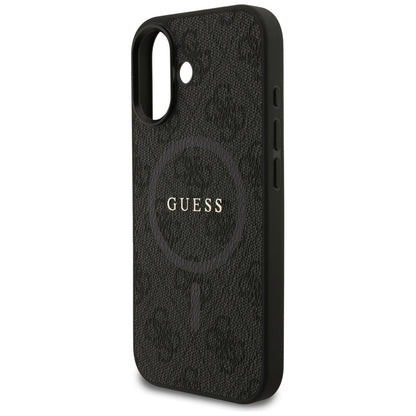 Capa MagSafe para Apple iPhone 17, Guess, 4G Ring Classic Logo, Preta