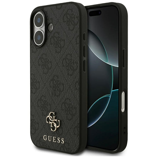 Capa MagSafe para Apple iPhone 17, Guess, 4G Small and Classic Logo, Preta