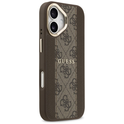 Capa MagSafe para Apple iPhone 17, Guess, 4G Stripe, Castanho