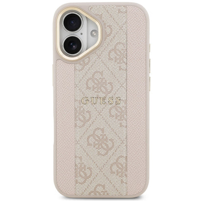 Capa MagSafe para Apple iPhone 17, Guess, 4G Stripe, Rosa