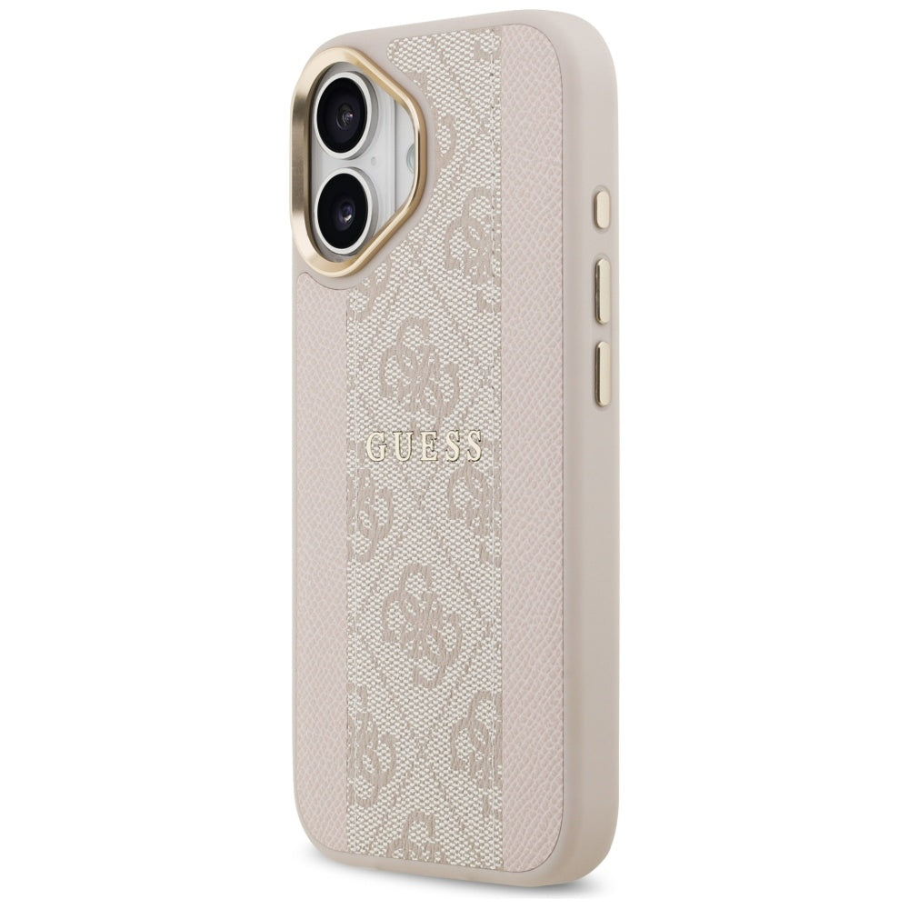 Capa MagSafe para Apple iPhone 17, Guess, 4G Stripe, Rosa