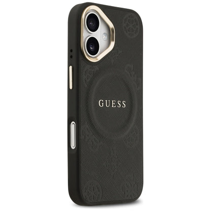 Capa MagSafe para Apple iPhone 17, Guess, Peony Hot Stamp, Preta