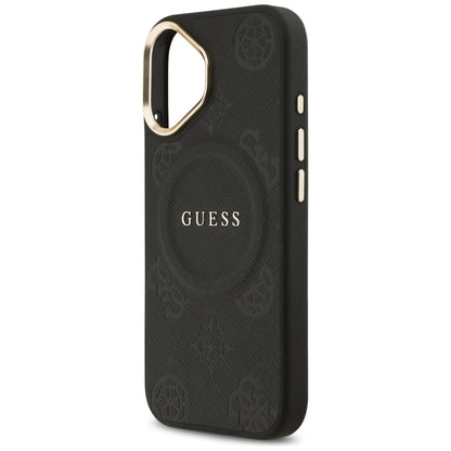 Capa MagSafe para Apple iPhone 17, Guess, Peony Hot Stamp, Preta
