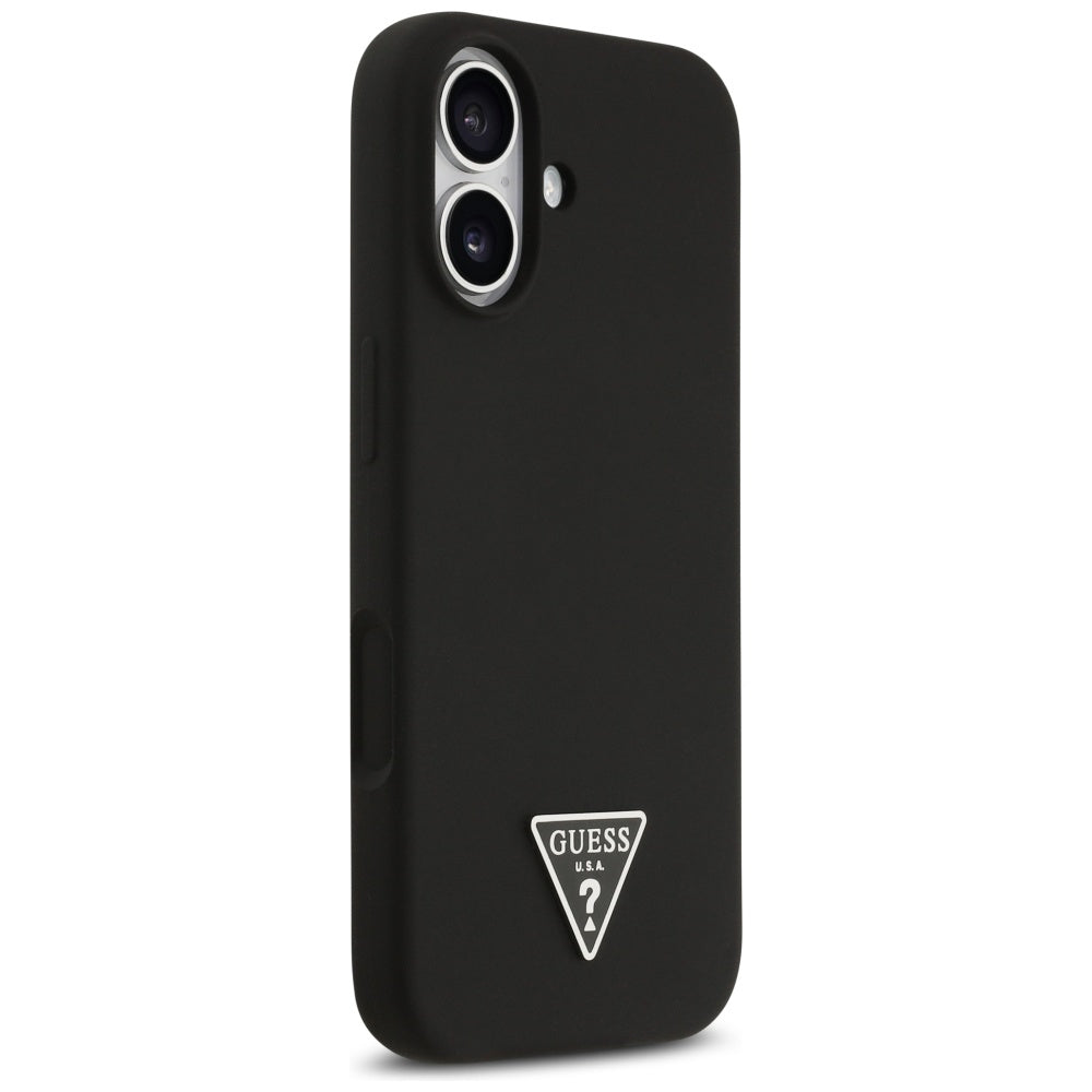 Capa MagSafe para Apple iPhone 17, Guess, Logo Triângulo, Preta