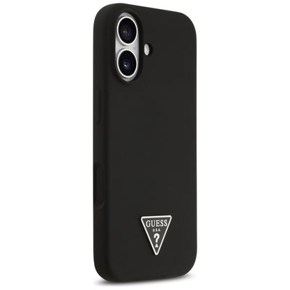 Capa MagSafe para Apple iPhone 17, Guess, Logo Triângulo, Preta