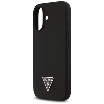 Capa MagSafe para Apple iPhone 17, Guess, Logo Triângulo, Preta