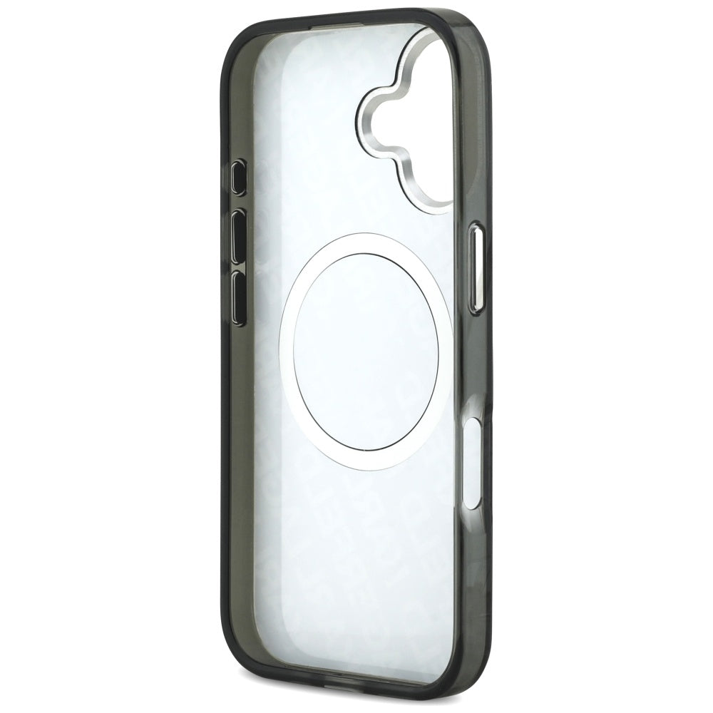 Capa MagSafe para Apple iPhone 17, Karl Lagerfeld, IML Choupette's Head, Preta.