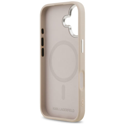 Capa MagSafe para Apple iPhone 17, Karl Lagerfeld, Karl & Choupette Pins, Rosa